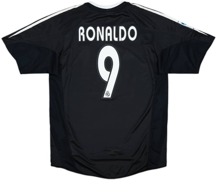 2004-05 Real Madrid Away Shirt Ronaldo #9 (S)
