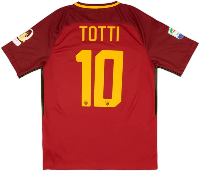 2017-18 Roma Special Tribute Home Shirt Totti #10 (M)