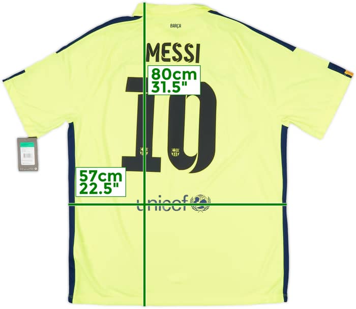 2014-15 Barcelona Third Shirt Messi #10 (XL)