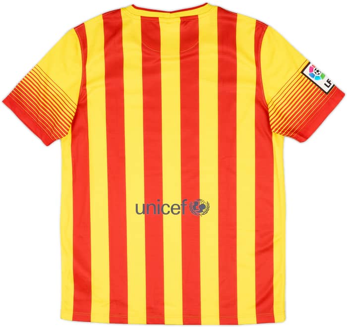2013-15 Barcelona Away Shirt (XL.Boys)