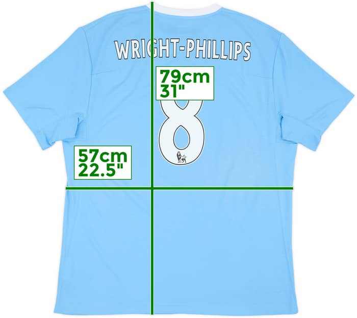 2009-10 Manchester City Home Shirt Wright-Phillips #8 (XL)