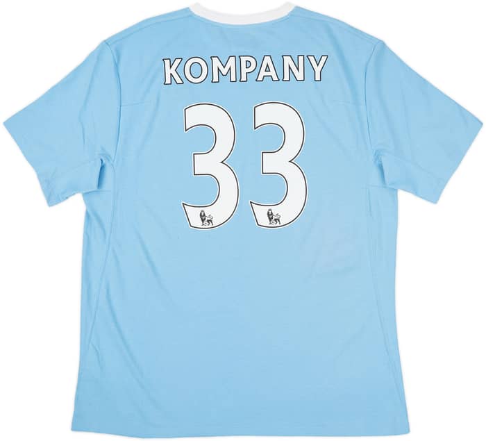 2009-10 Manchester City Home Shirt Kompany #33 (XL)