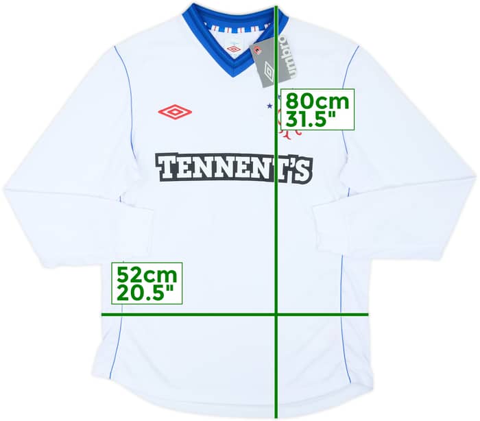 2012-13 Rangers Away L/S Shirt (XL)
