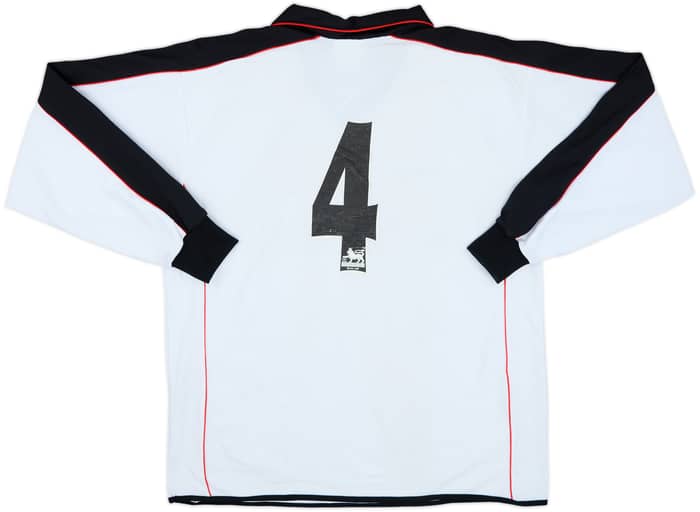 2001-02 Ipswich Away L/S Shirt #4 - 7/10 - (XL)