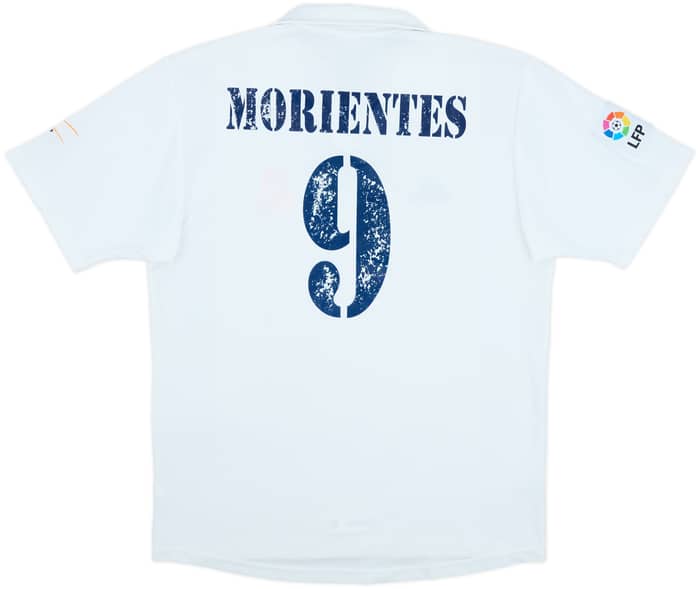 2001 Real Madrid Home Shirt Morientes #9 - 5/10 - (M)