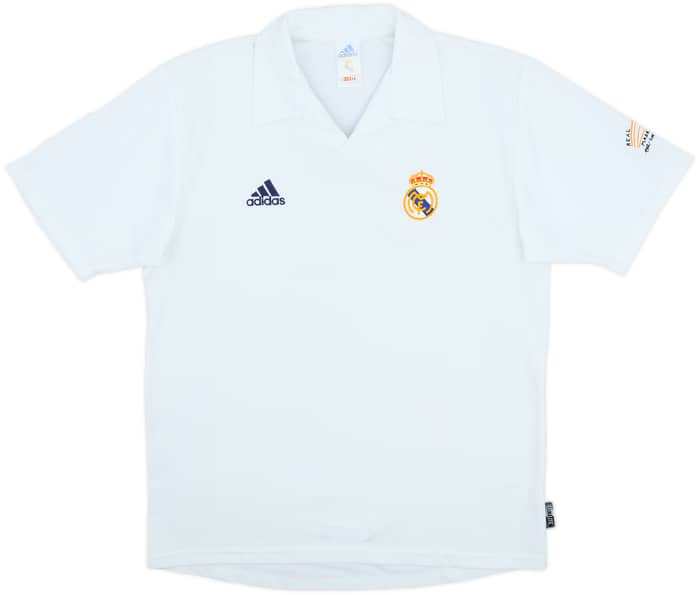 2001 Real Madrid Home Shirt Morientes #9 - 5/10 - (M)