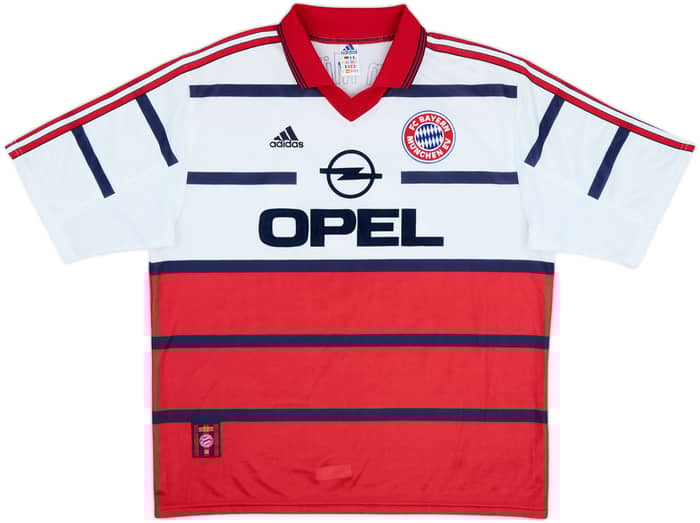 1998-00 Bayern Munich Away Shirt Linke #25 - 9/10 - (XL)