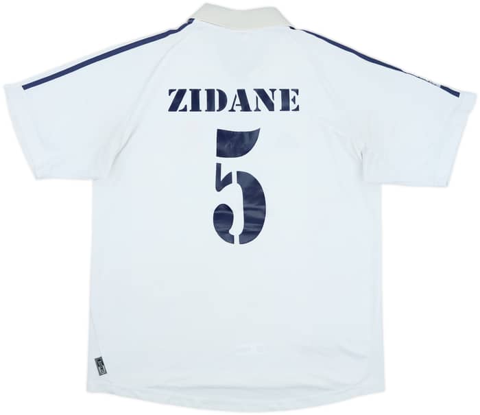 2001 Real Madrid Home Shirt Zidane #5 - 6/10 - (M)