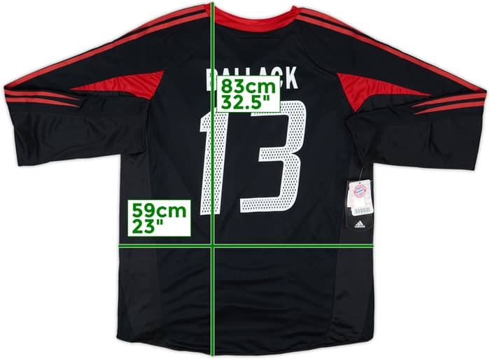 2004-05 Bayern Munich Player Issue CL Shirt Ballack #13 (XL)