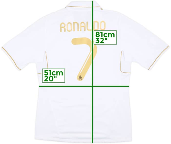 2011-12 Real Madrid Home Shirt Ronaldo #7 (L)