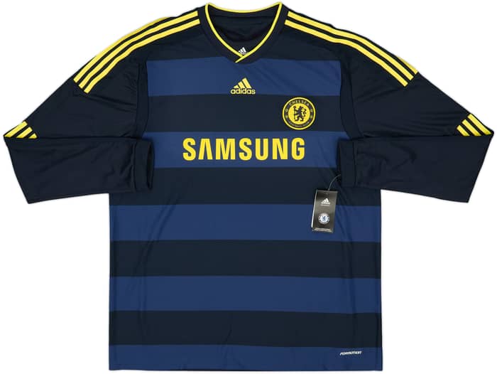 2009-10 Chelsea Player Issue Away L/S Shirt Drogba #11 (XXL)