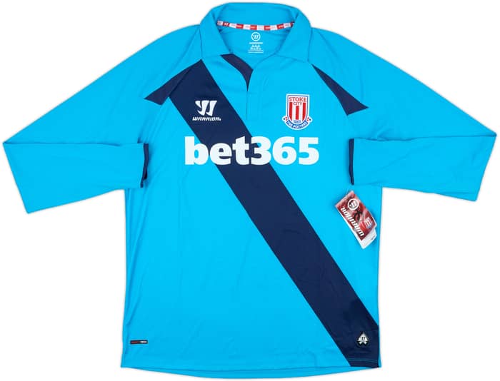 2014-15 Stoke City Away L/S Shirt Crouch #25 (M)