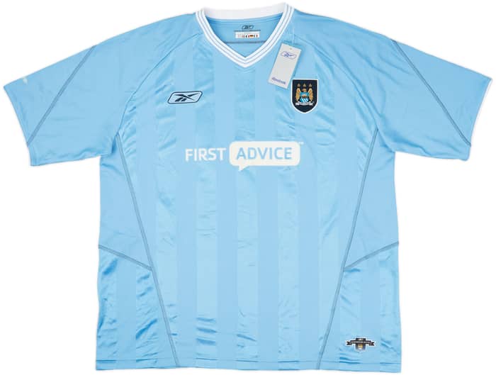 2003-04 Manchester City Home Shirt Dunne #22 (XL)
