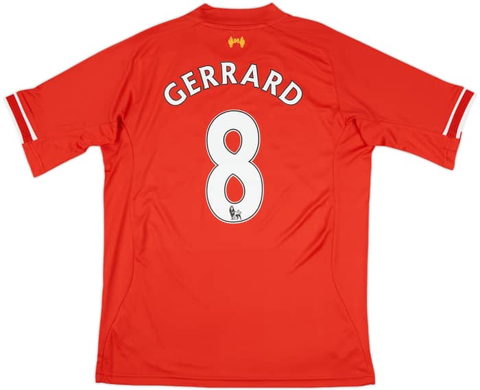 2013-14 Liverpool Home Shirt Gerrard #8 (XL)