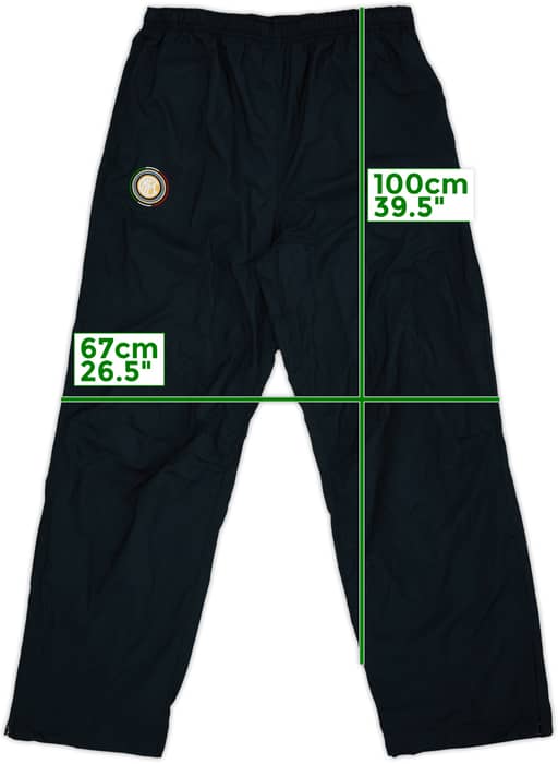 2009-10 Inter Milan Nike Track Pants/Bottoms (XL)