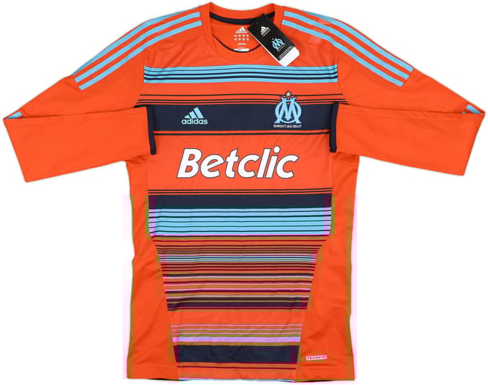 2011-12 Olympique Marseille Player Issue TechFit Third L/S Shirt Remy #11 (L)