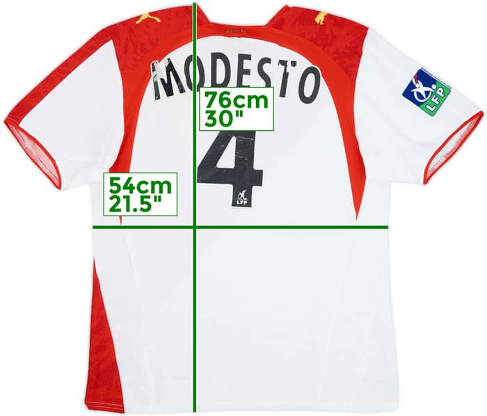 2006-07 Monaco Home Shirt Modesto #4 (L)