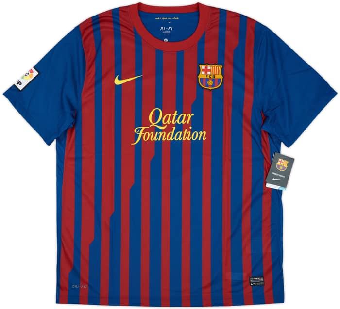 2011-12 Barcelona Home Shirt A.Iniesta #8 (XL)