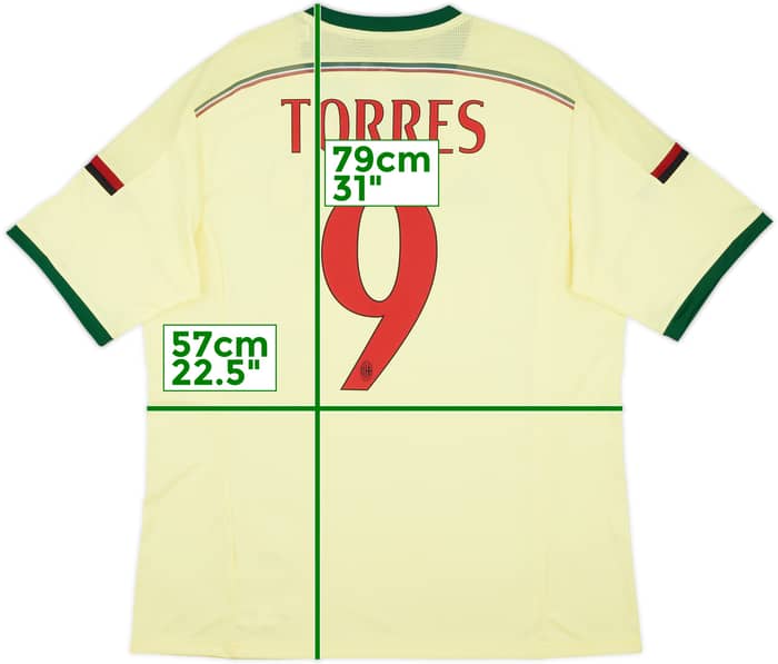 2014-15 AC Milan Third Shirt Torres #9 (XL)