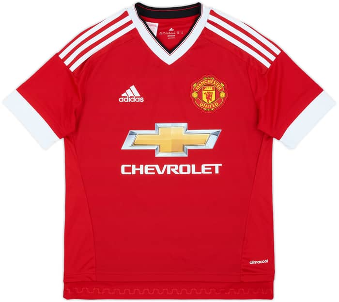 2015-16 Manchester United Home Shirt Rooney #10 - 9/10 - (L.Boys)