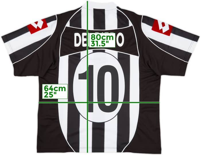 2002-03 Juventus Home Shirt Del Piero #10 (XL)