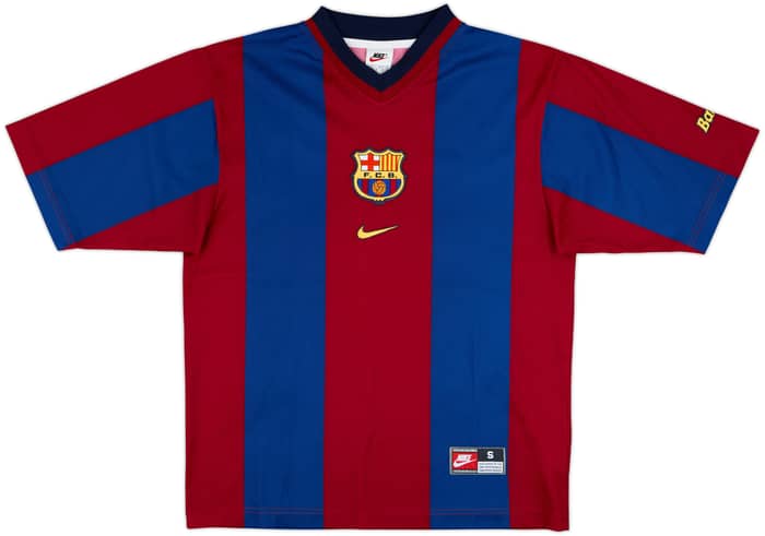 1998-00 Barcelona Basic Home Shirt Rivaldo #11 - 9/10 - (S)