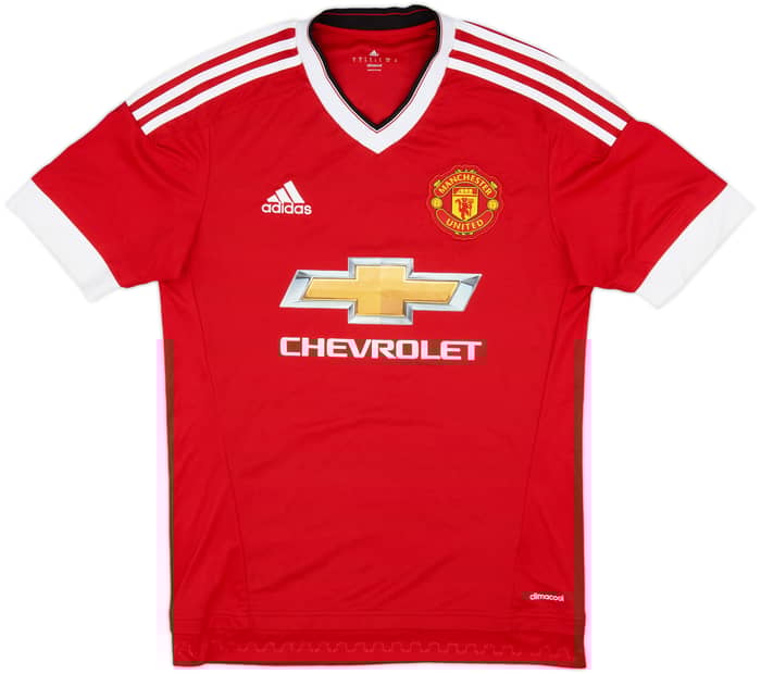 2015-16 Manchester United Home Shirt Memphis #7 - 9/10 - (S)