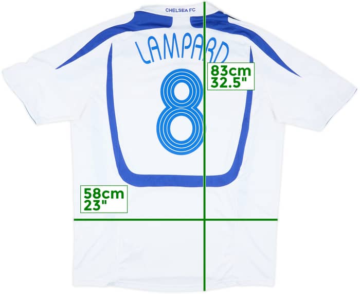 2007-08 Chelsea Third Shirt Lampard #8 - 7/10 - (XL)
