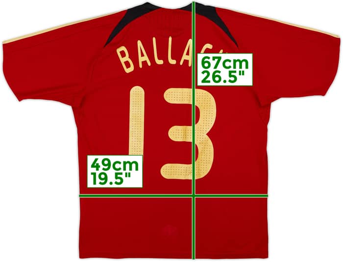 2008-09 Germany Away Shirt Ballack #13 - 8/10 - (XL.Boys)