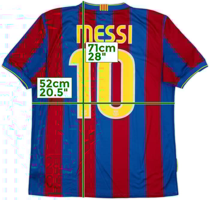 2009-10 Barcelona Home Shirt Messi #10 - 6/10 - (M)