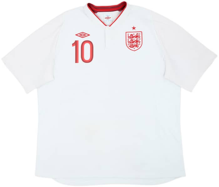 2012-13 England Home Shirt Rooney #10 - 5/10 - (XXL)
