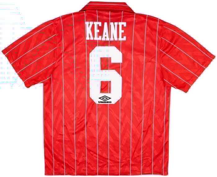 1992-94 Nottingham Forest Home Shirt Keane #6 - 8/10 - (L)