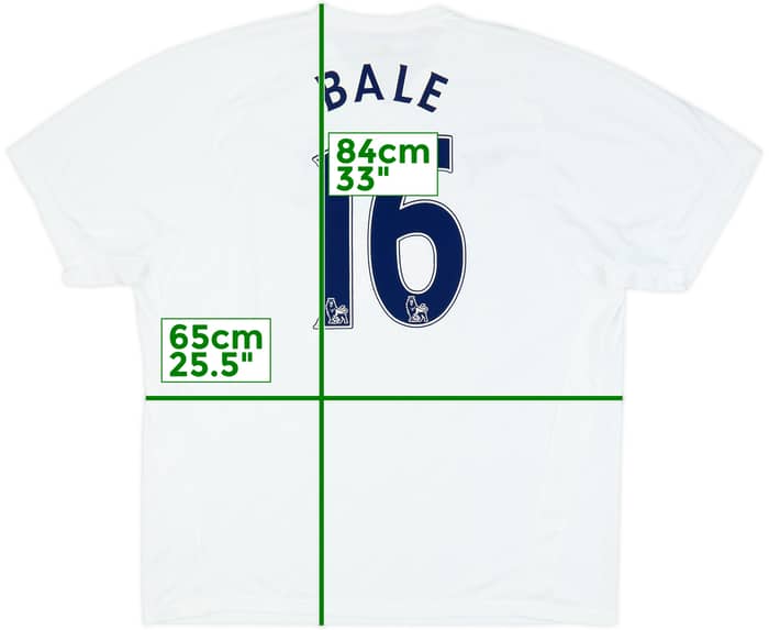 2007-08 Tottenham Home Shirt Bale #16 - 8/10 - (XXL)