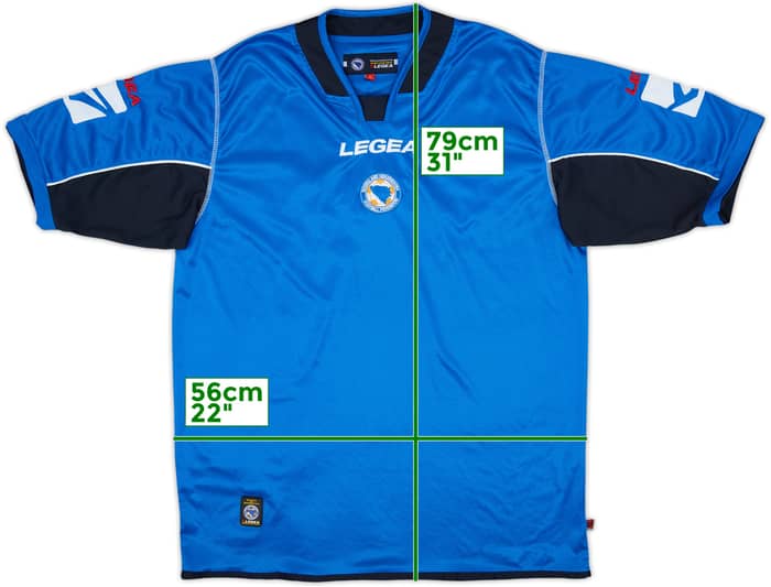 2006-06 Bosnia & Herzegovina Legea Training Shirt - 8/10 - (XL)