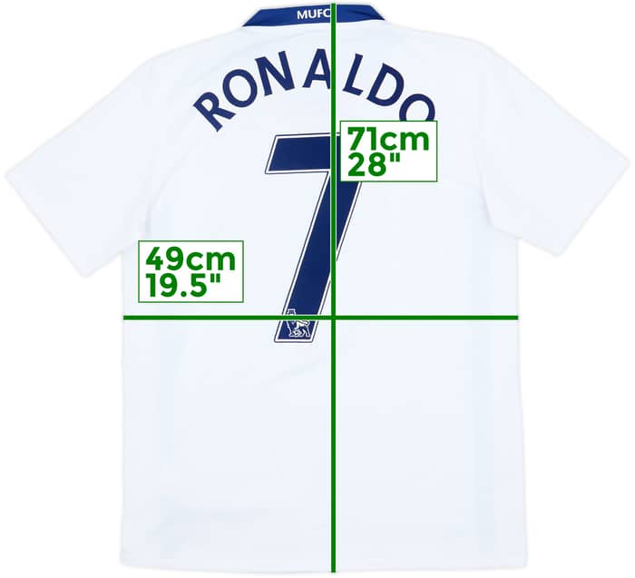 2008-10 Manchester United Away Shirt Ronaldo #7 - 8/10 - (S)