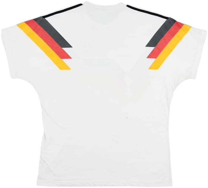 1990-92 Germany adidas Camiseta de Algodón - 6/10 - (L)