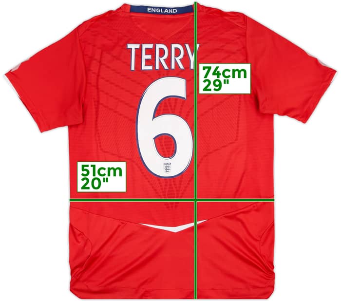 2008-10 England Away Shirt Terry #6 - 5/10 - (M)
