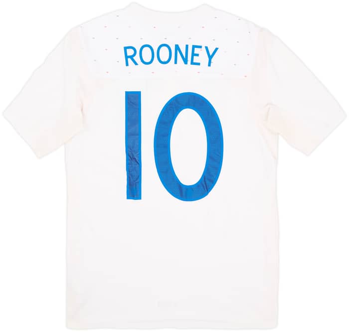 2010-11 England Home Shirt Rooney #10 - 5/10 - (S)