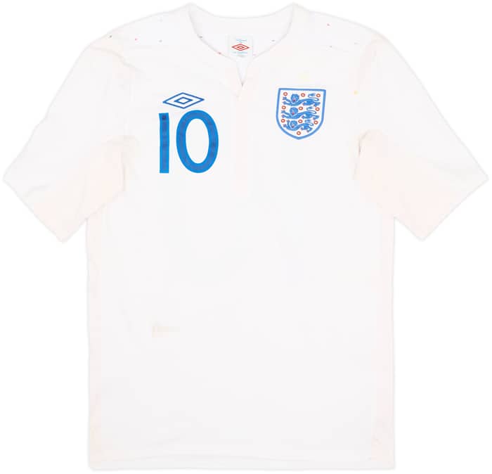 2010-11 England Home Shirt Rooney #10 - 5/10 - (S)