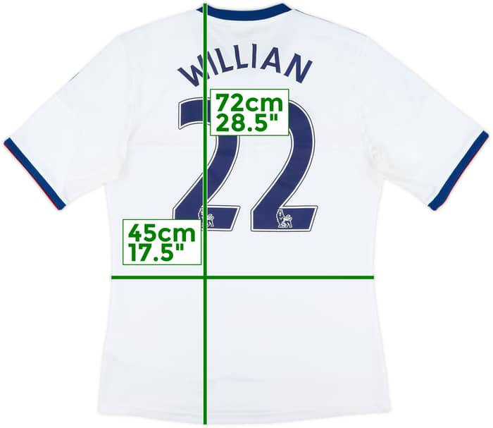 2013-14 Chelsea Away Shirt Willian #22 - 8/10 - (S)