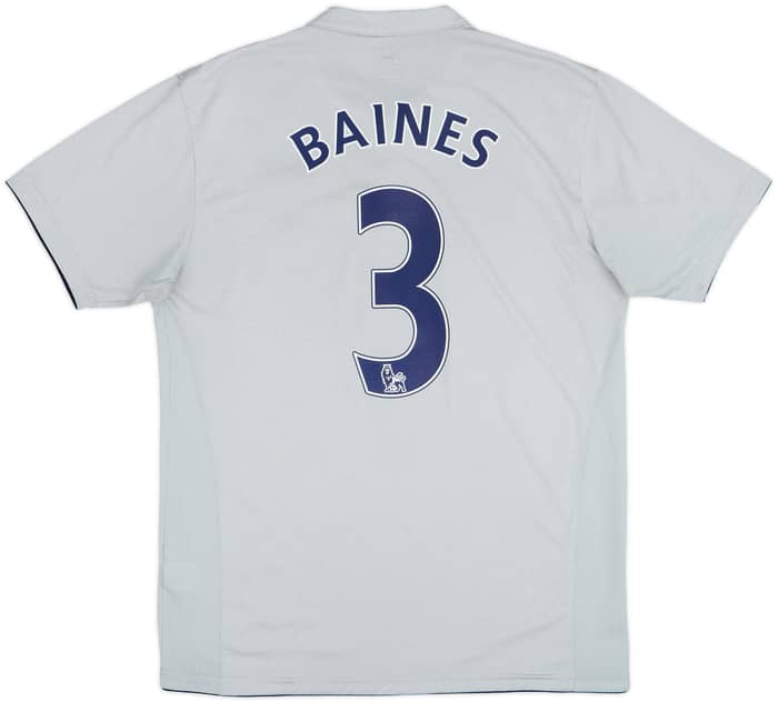 2011-12 Everton Third Shirt Baines #3 - 8/10 - (M)