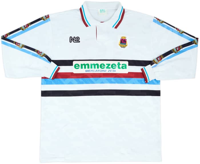 1996-97 FC Rieti Match Issue Away L/S Shirt #18