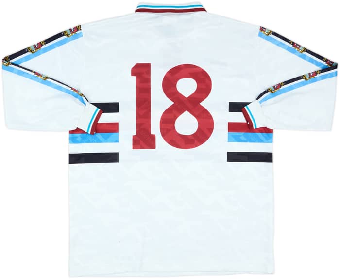 1996-97 FC Rieti Match Issue Away L/S Shirt #18