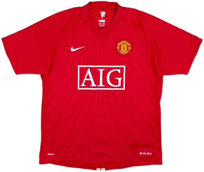 2007-09 Manchester United Home Shirt Ronaldo #7 - 6/10 - (L)