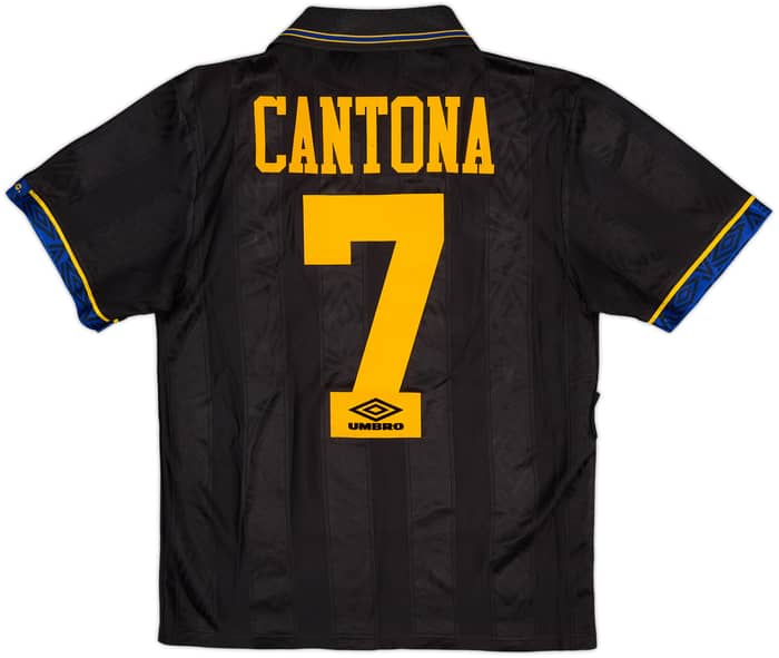 1993-95 Manchester United Away Shirt Cantona #7 - 7/10 - (S)