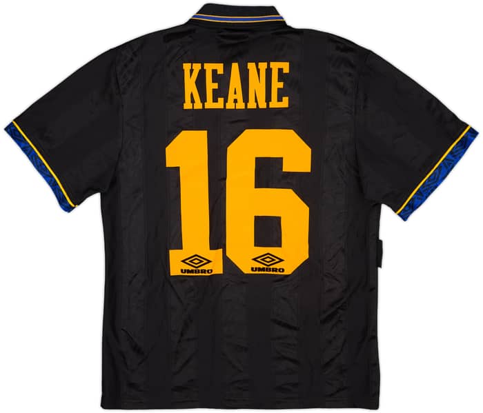 1993-95 Manchester United Away Shirt Keane #16 - 9/10 - (S)
