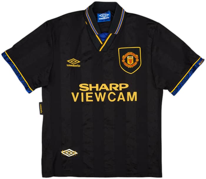 1993-95 Manchester United Away Shirt Keane #16 - 9/10 - (S)