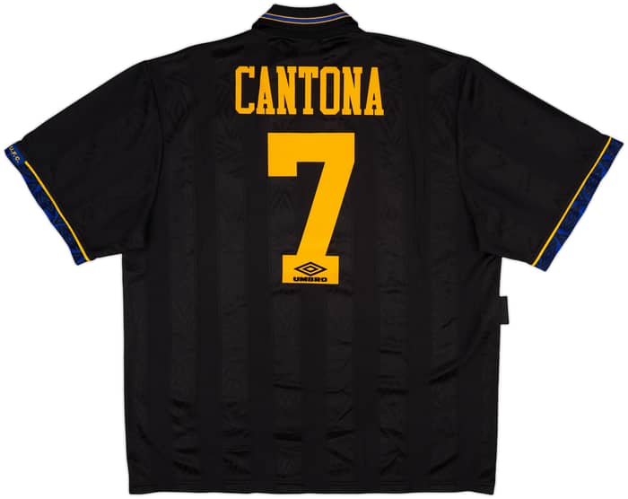 1993-95 Manchester United Away Shirt Cantona #7 - 8/10 - (XXL)