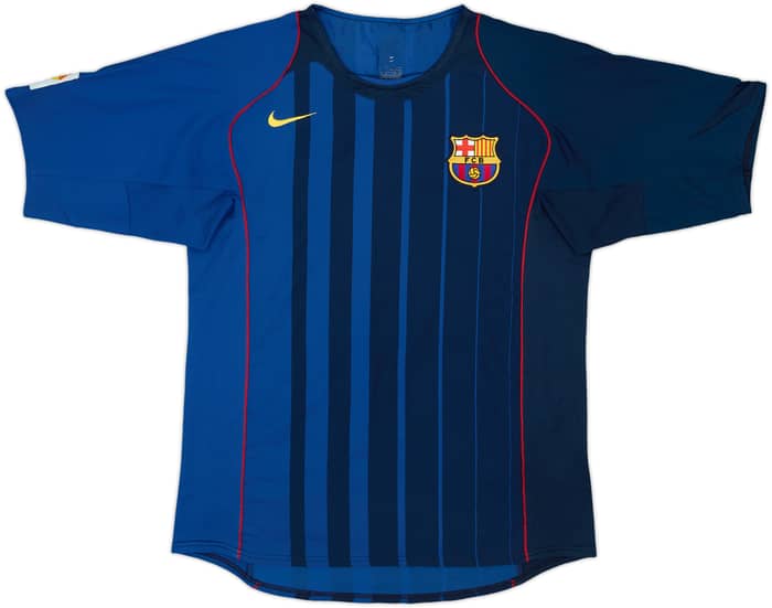 2004-05 Barcelona Away Shirt Ronaldinho #10 - 8/10 - (L)