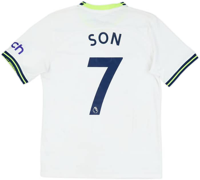 2022-23 Tottenham Home Shirt Son #7 - 9/10 - (S)